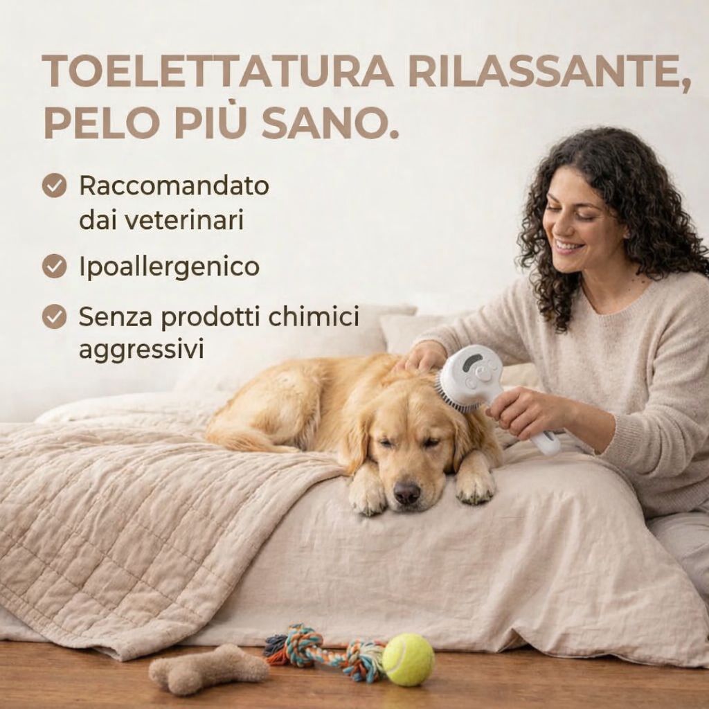 ZeroPeli - Addio peli ovunque e bagni stressanti in meno di 2 minuti 🐶🐱✨