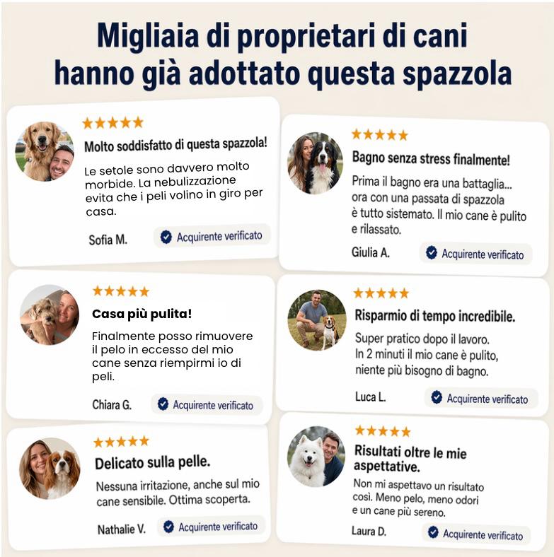 ZeroPeli - Addio peli ovunque e bagni stressanti in meno di 2 minuti 🐶🐱✨